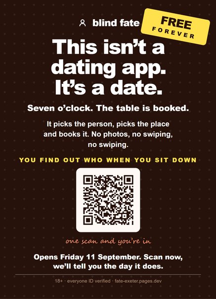 This isnt a dating app. Its a date.